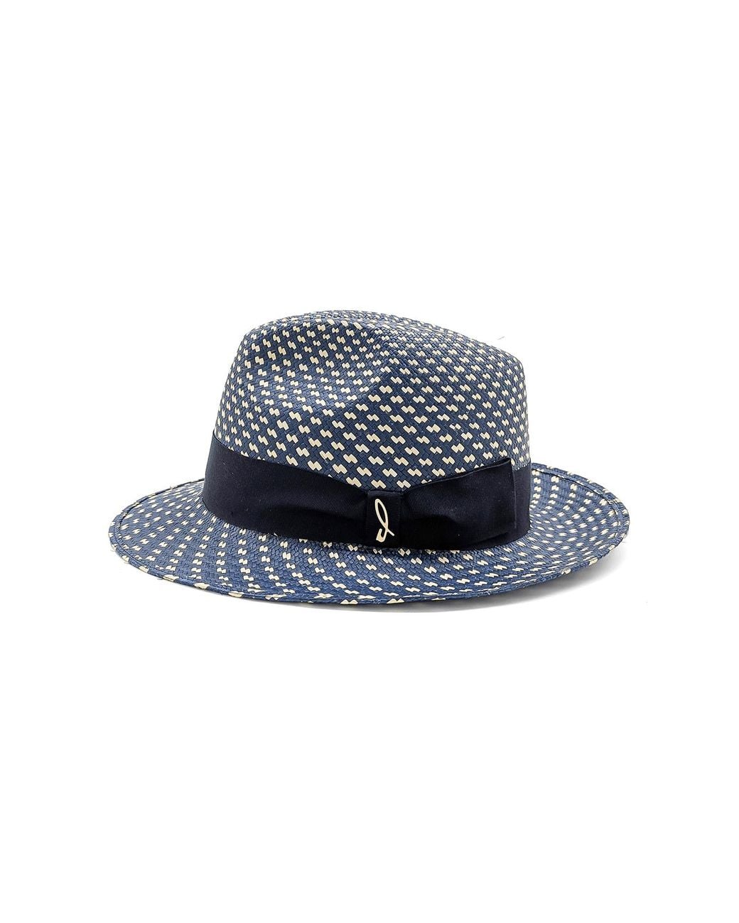 DORIA 1905 Blue Panama Combinado Drop Hat for men