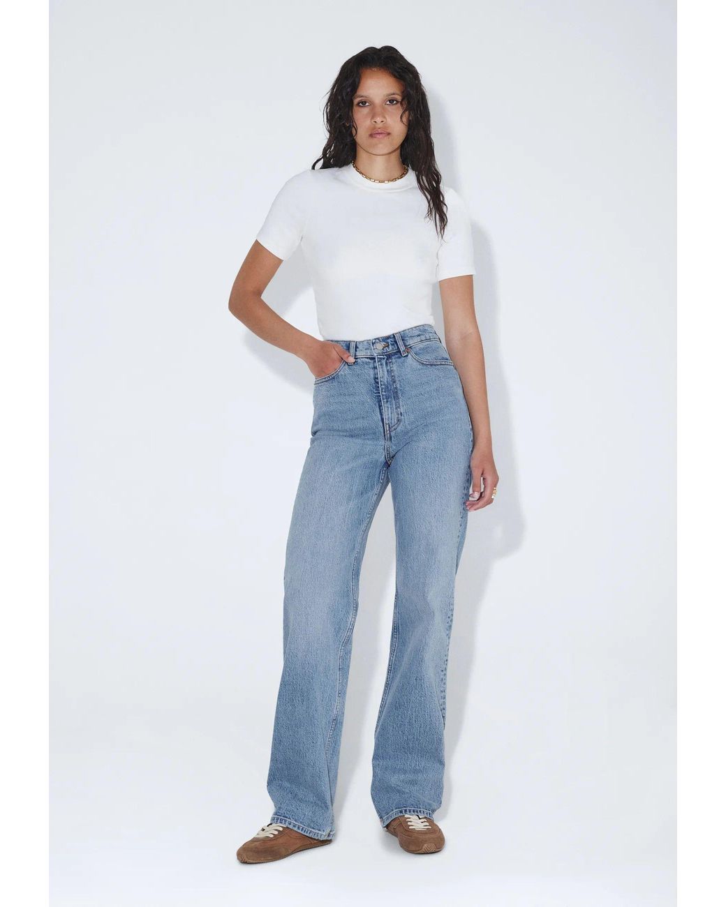 Dr. Denim Blue Echo High Straight