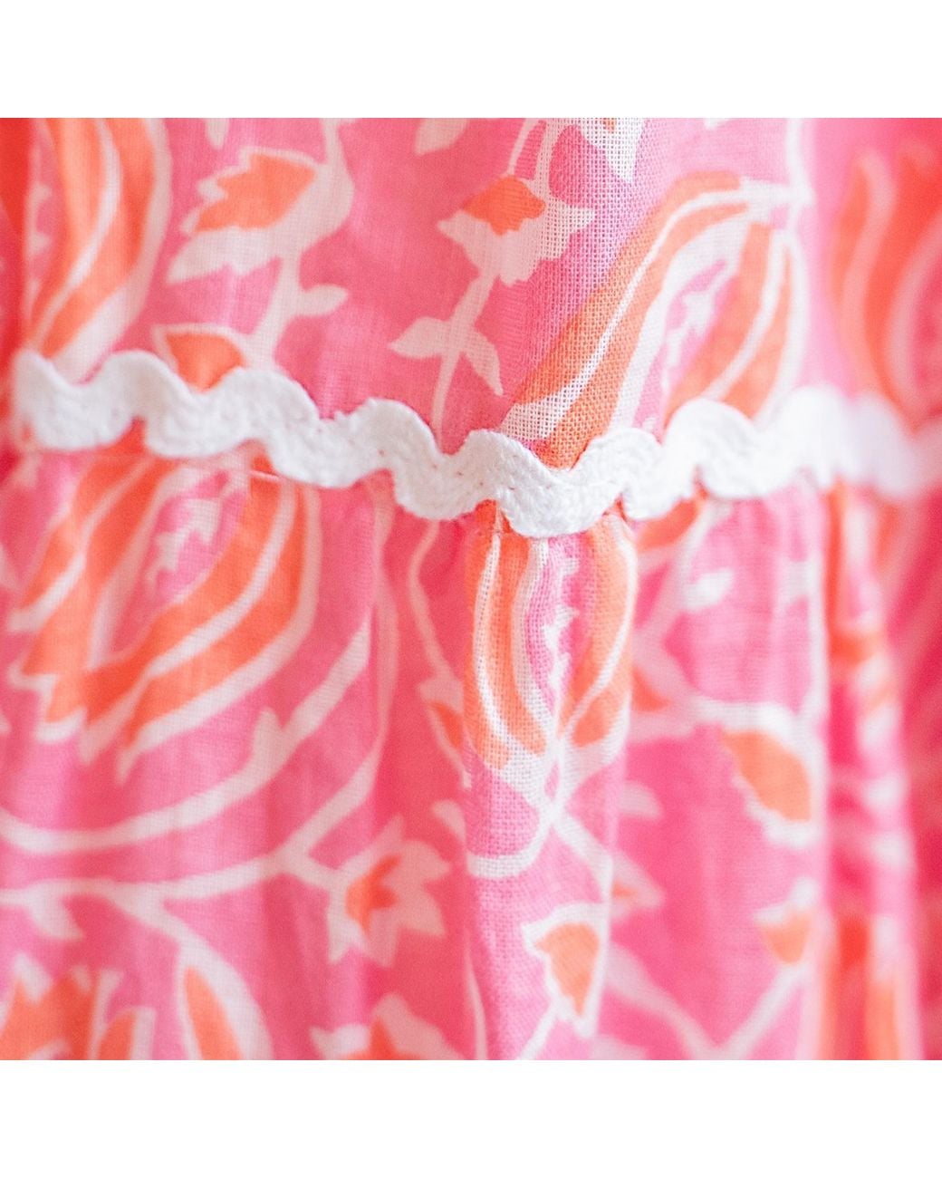 Jago's Tribe Pink Sunset Bloom Dress