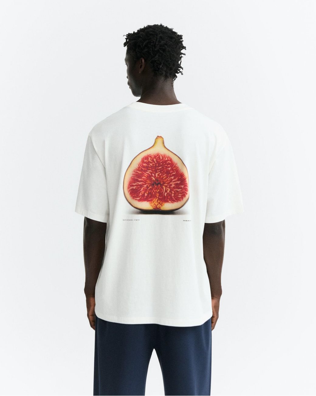 Thinking Mu White Figa Eric Oversize T-Shirt for men