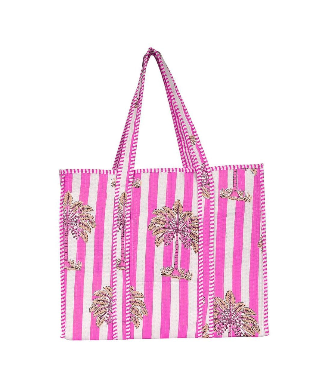 Conscious Yoga Collective Pink The Palm Tree Tote