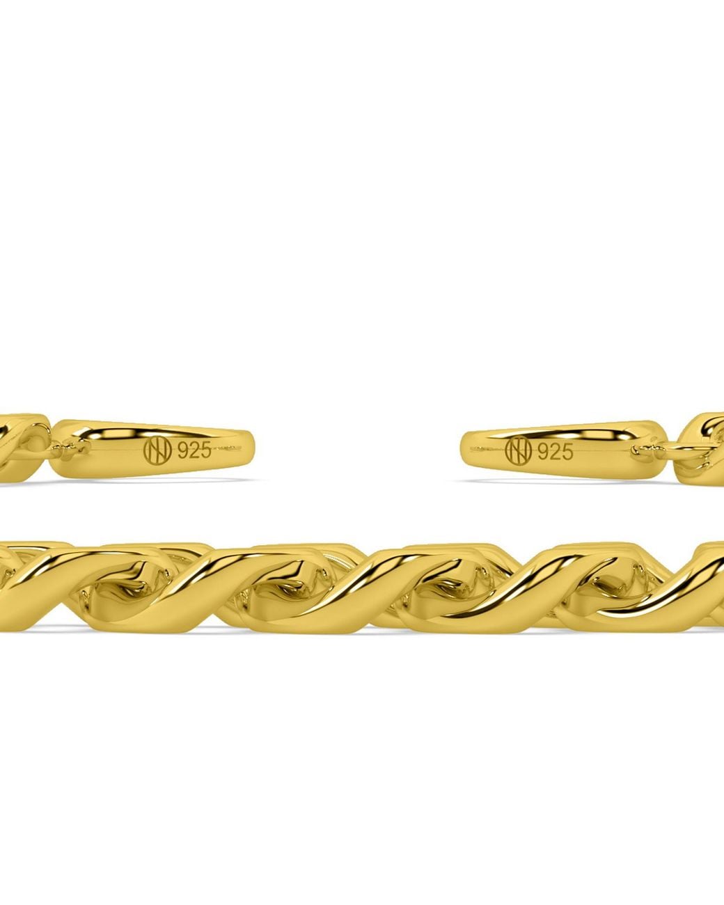 Onia Metallic Bold Cuban Link Necklace