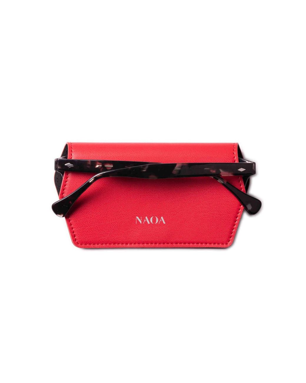 Naoa Red Slim Glasses Case