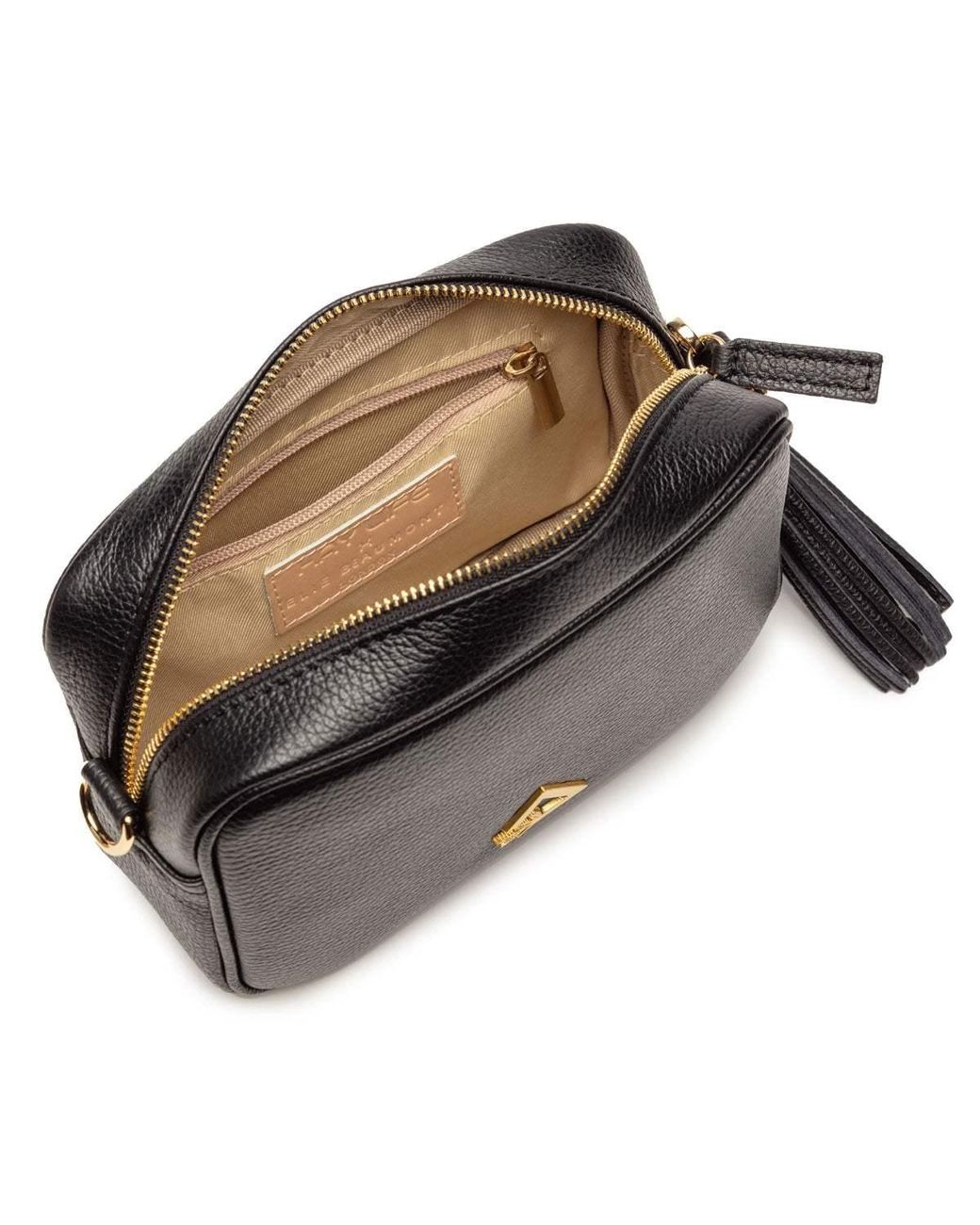 Hay Life Black Leather Camera Bag
