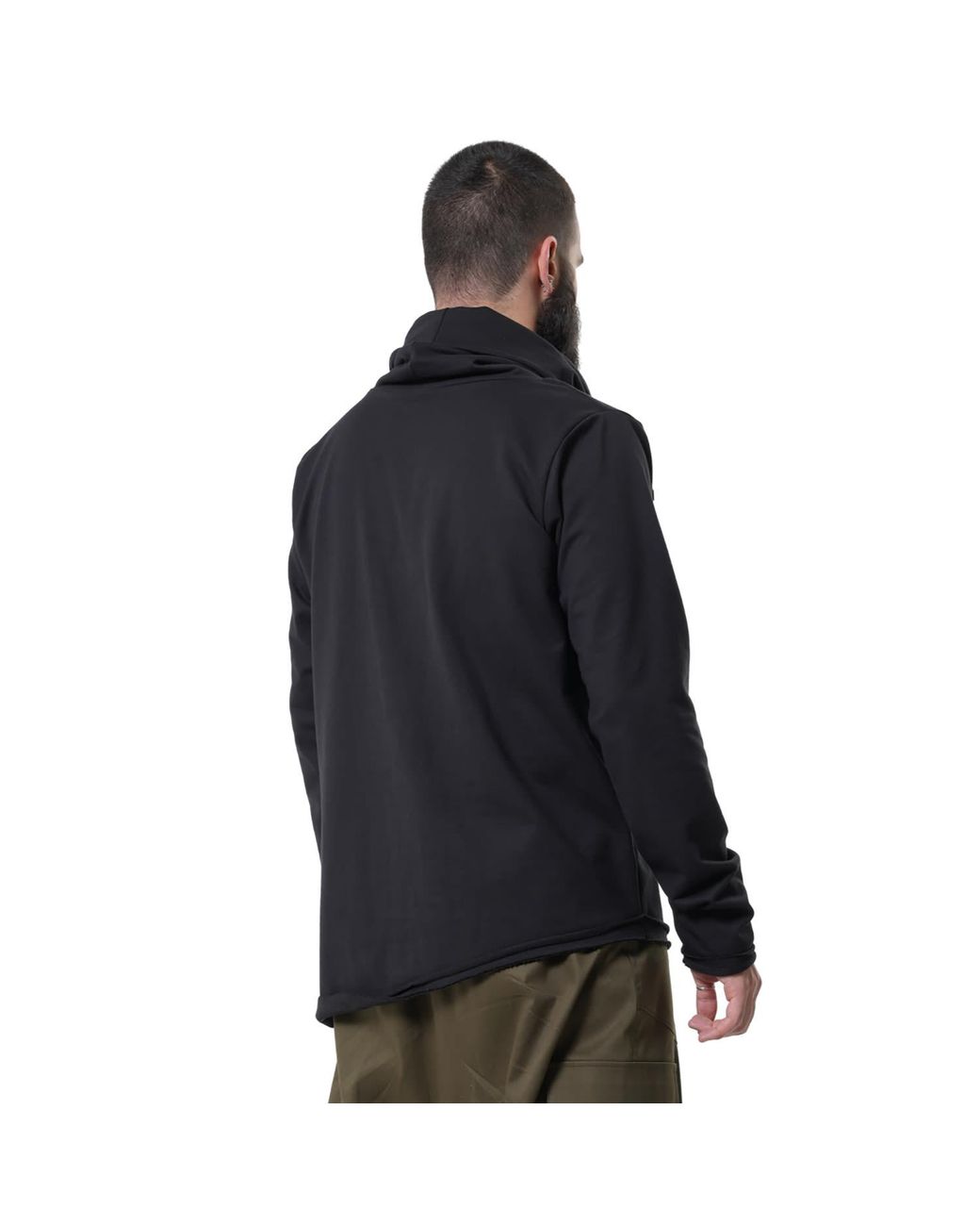 Metamorph Blue Cotton Turtleneck Top for men