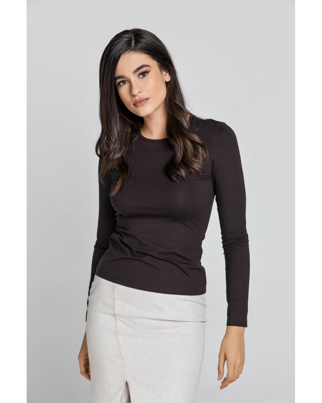 Conquista Black Dark Jersey Top