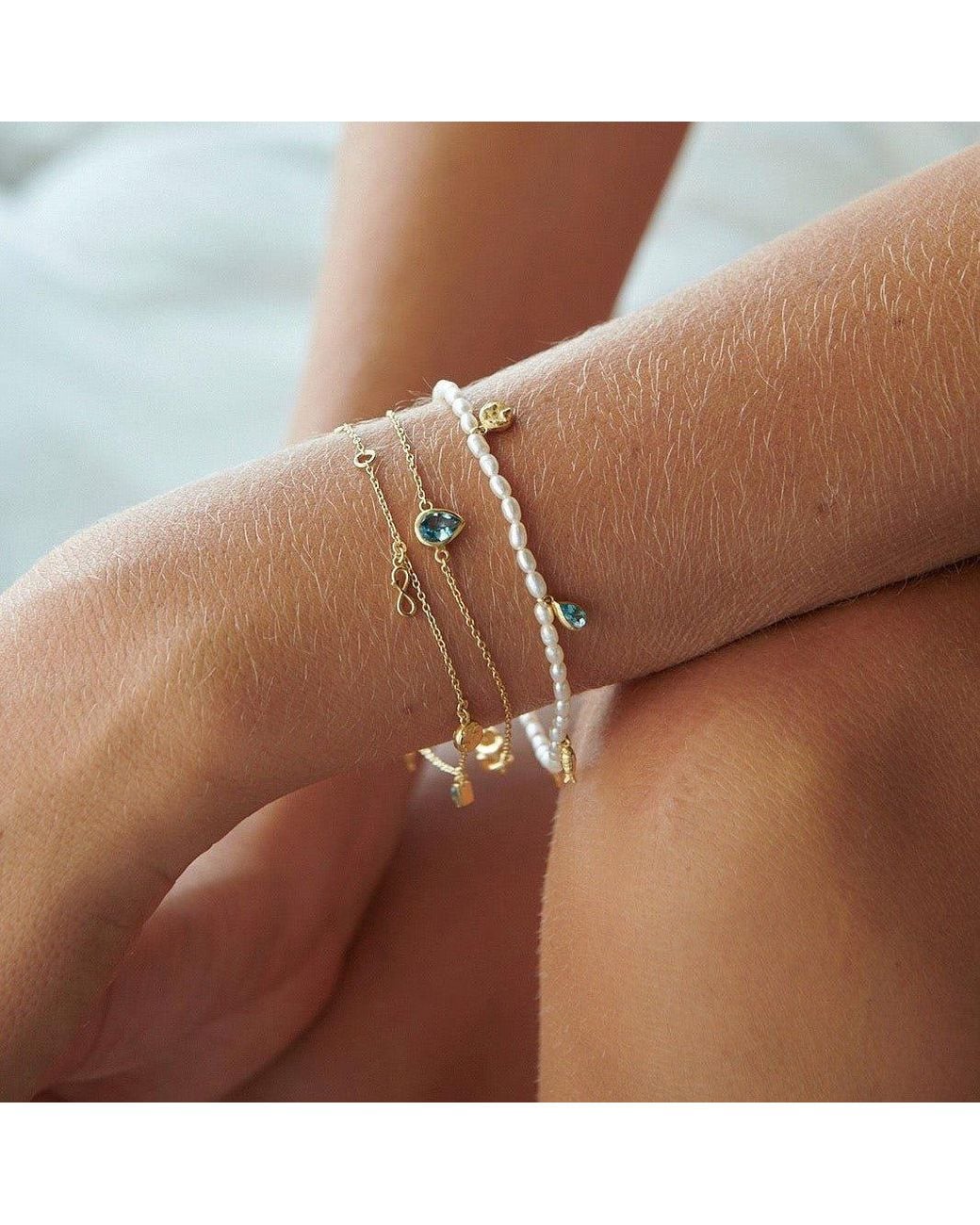 With Love Darling Metallic People Bracelet