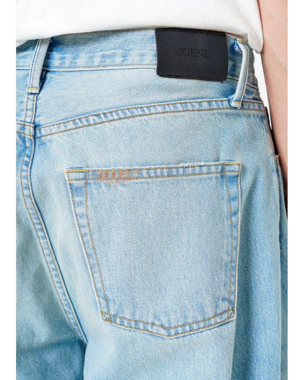 NOEND Blue Noend Slouch Loose Jeans for men