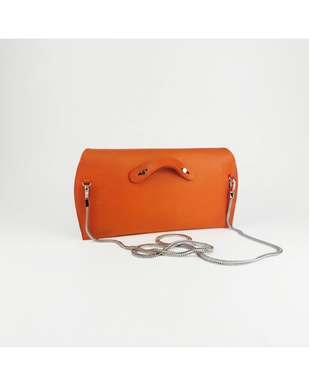 Cocobarclay Orange Loop Clutch