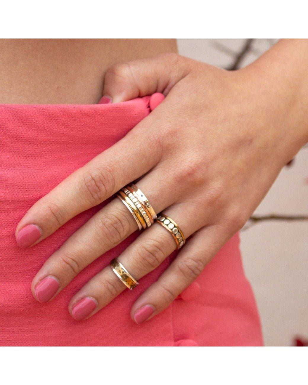 Charlotte's Web Jewellery White Karma Fortune Adjustable Midi Ring Or Toe Ring