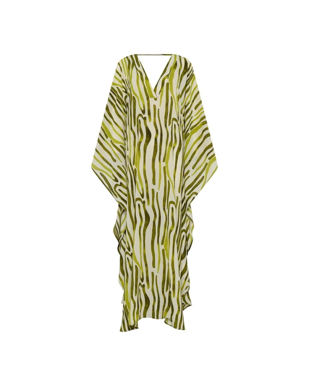 Belyed Handcraft Green Elaria – Chic Elegant Beach Kaftan By Belyed