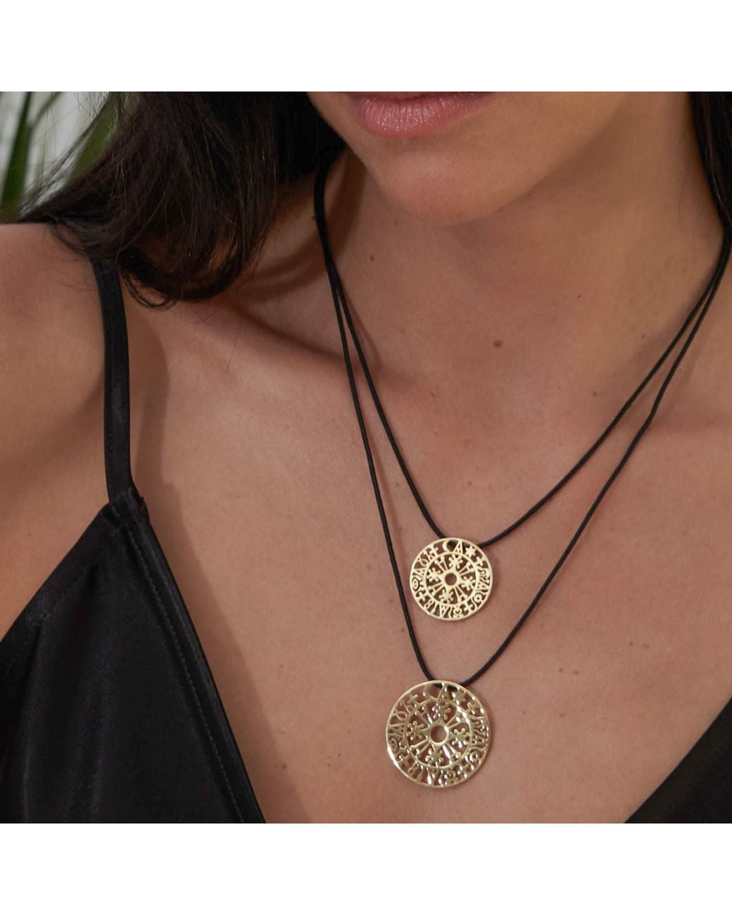 Myrto Katramadou Jewellery Metallic Kaleidoscope Pendant-Plated Large