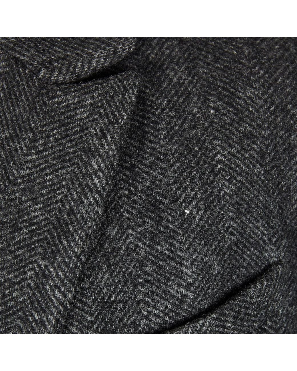 SEREN LONDON Gray Single Breasted Wool Coat for men