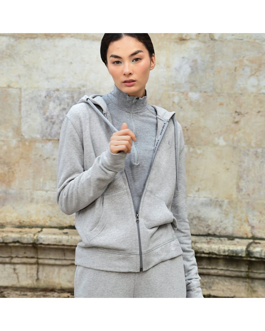The Koozy Gray Bendet Hoodie