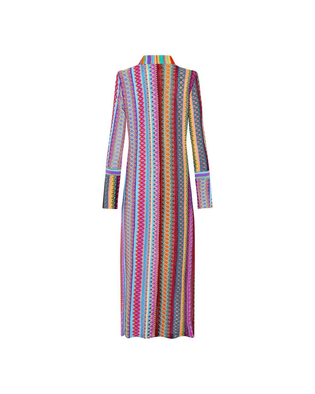 Beatrice von Tresckow Purple Fuchsia Zigzag Jessie Cardigan