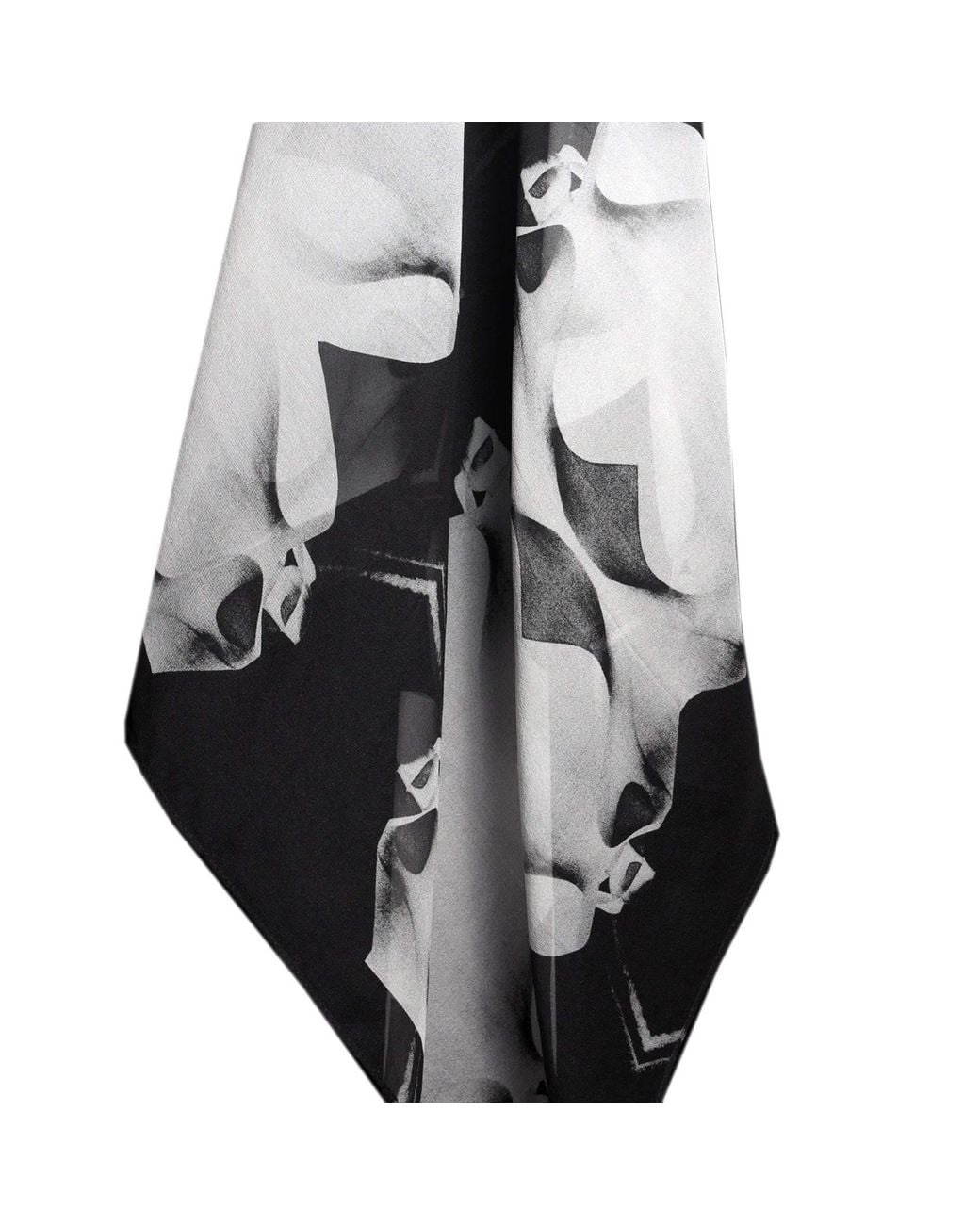 Babs Boutique NYC Metallic Silk Square Scarf