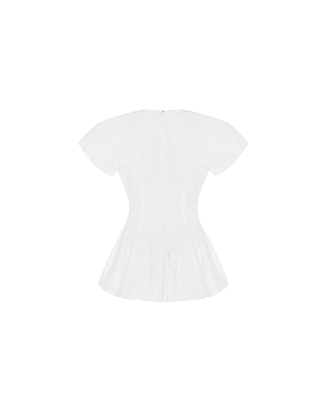Herfetch White Mini Pearl Dress