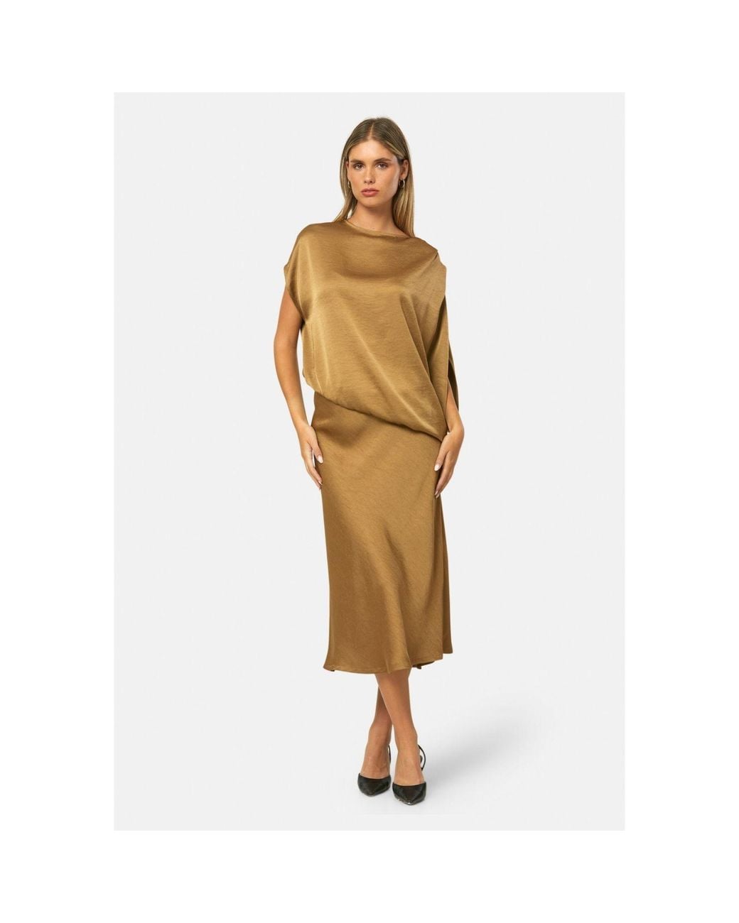 Helen Mcalinden Natural Berna Antique Brass Blouse