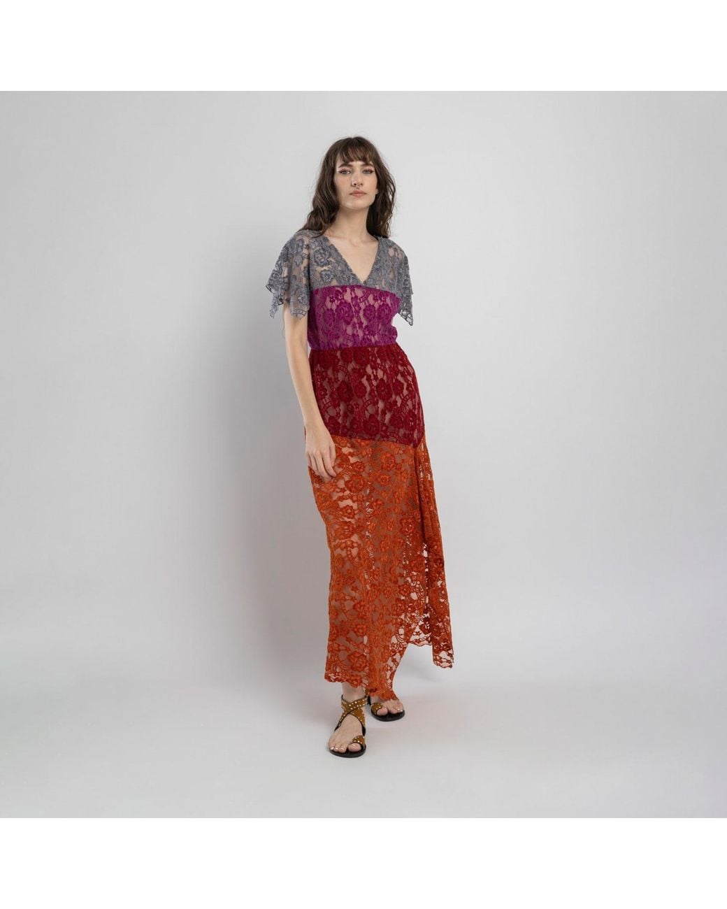 ARTISTA Red Flirt Maxi Dress