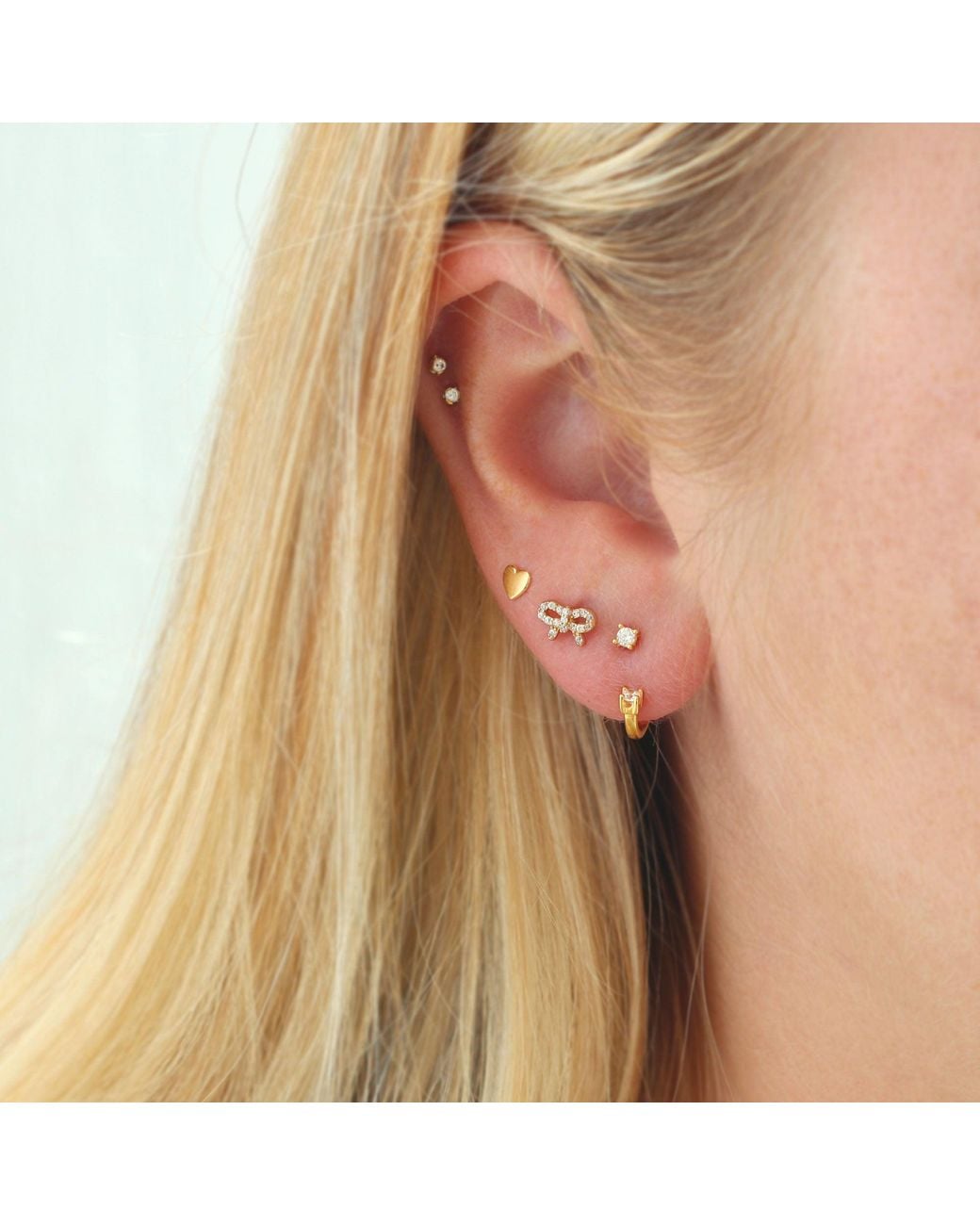 Kris Nations Metallic Petite Crystal Arc Earring Jackets