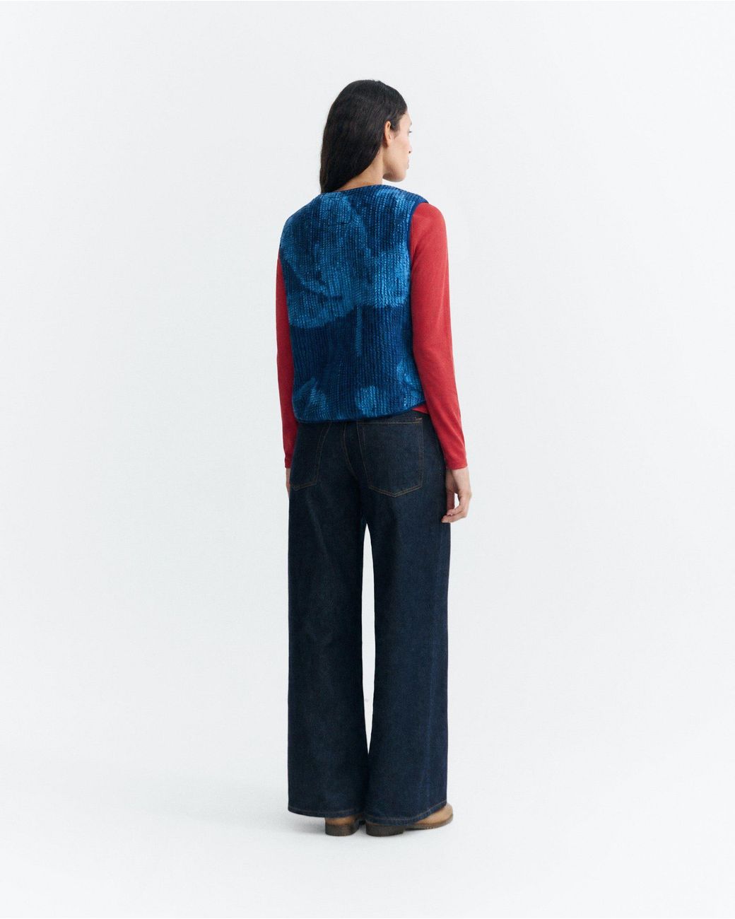 Thinking Mu Blue Jay Lotus Vest