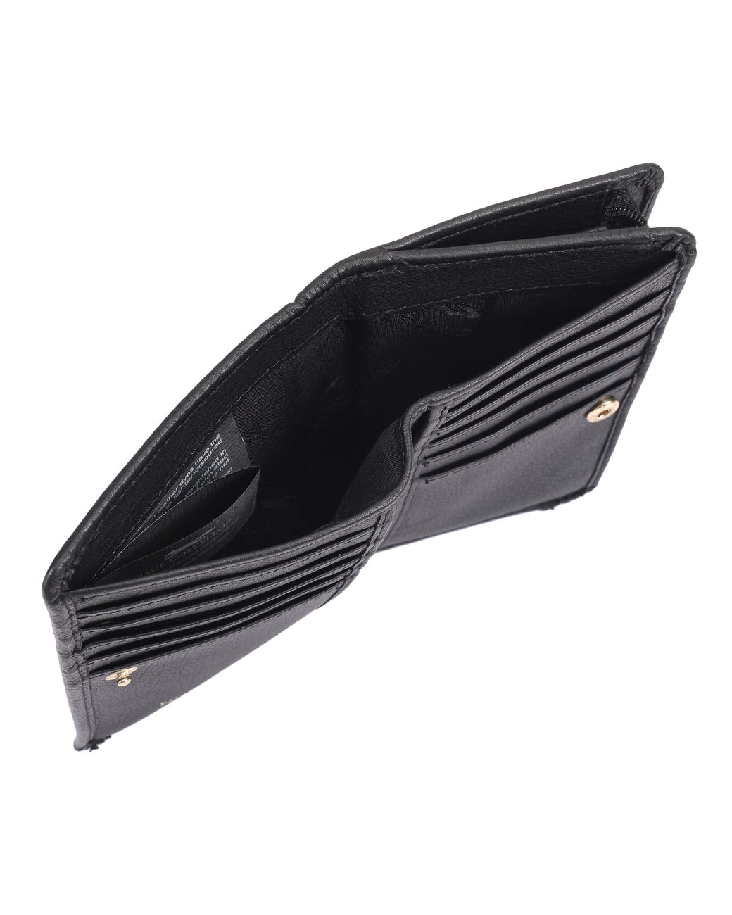 Paul Costelloe Black Solidago Leather Purse