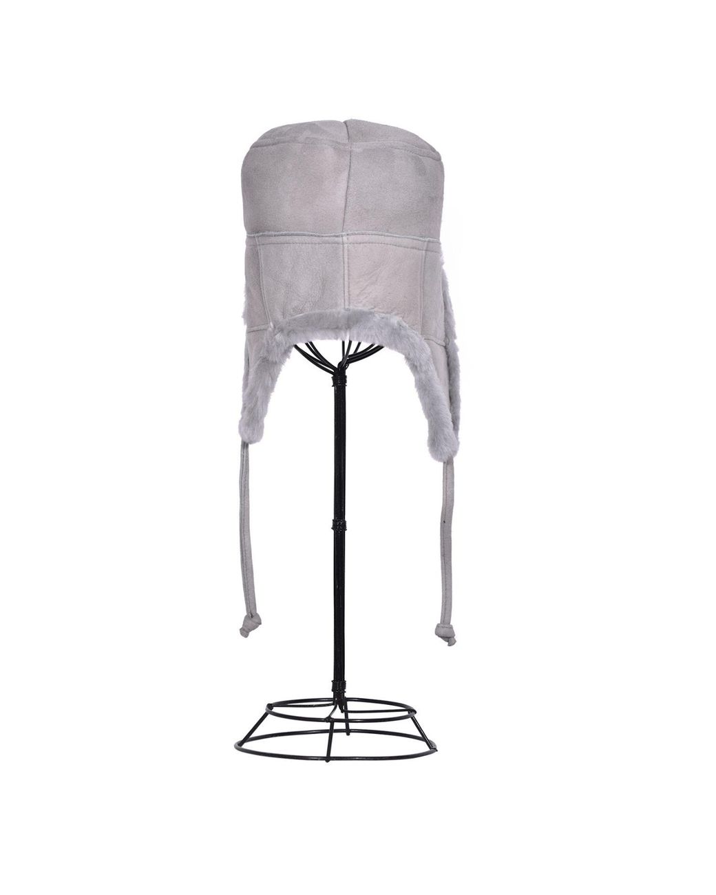 Owen Barry Gray Sheepskin Trapper Hat Ladies Made