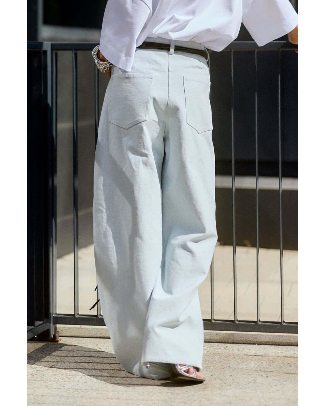 Clothes by Locker Room Gray Wide-Leg Denim Pants