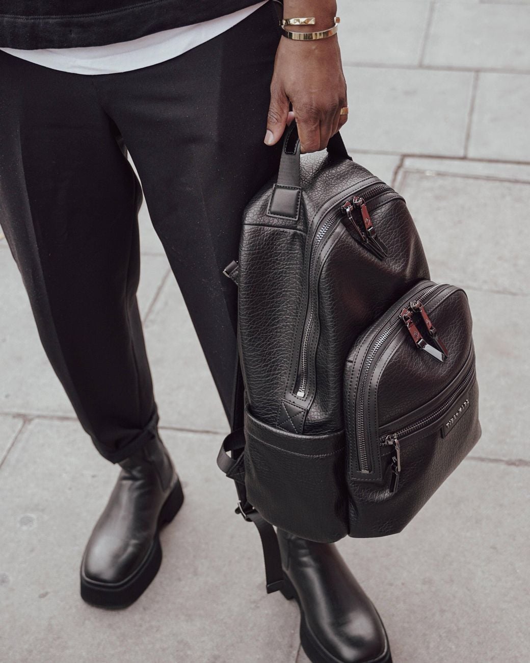 Tiba + Marl Black Elwood 2.0 Changing Backpack