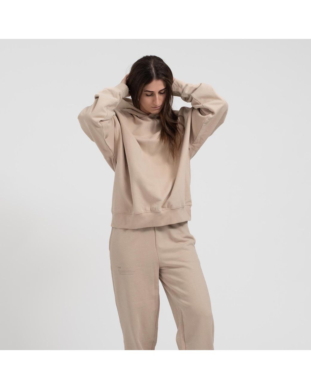 Storm Natural Neutrals Essential Oversized Hoodie Sand