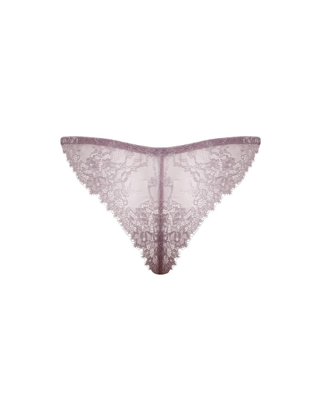 Daily Underwear Purple Adjustable Brazilian Panties Light