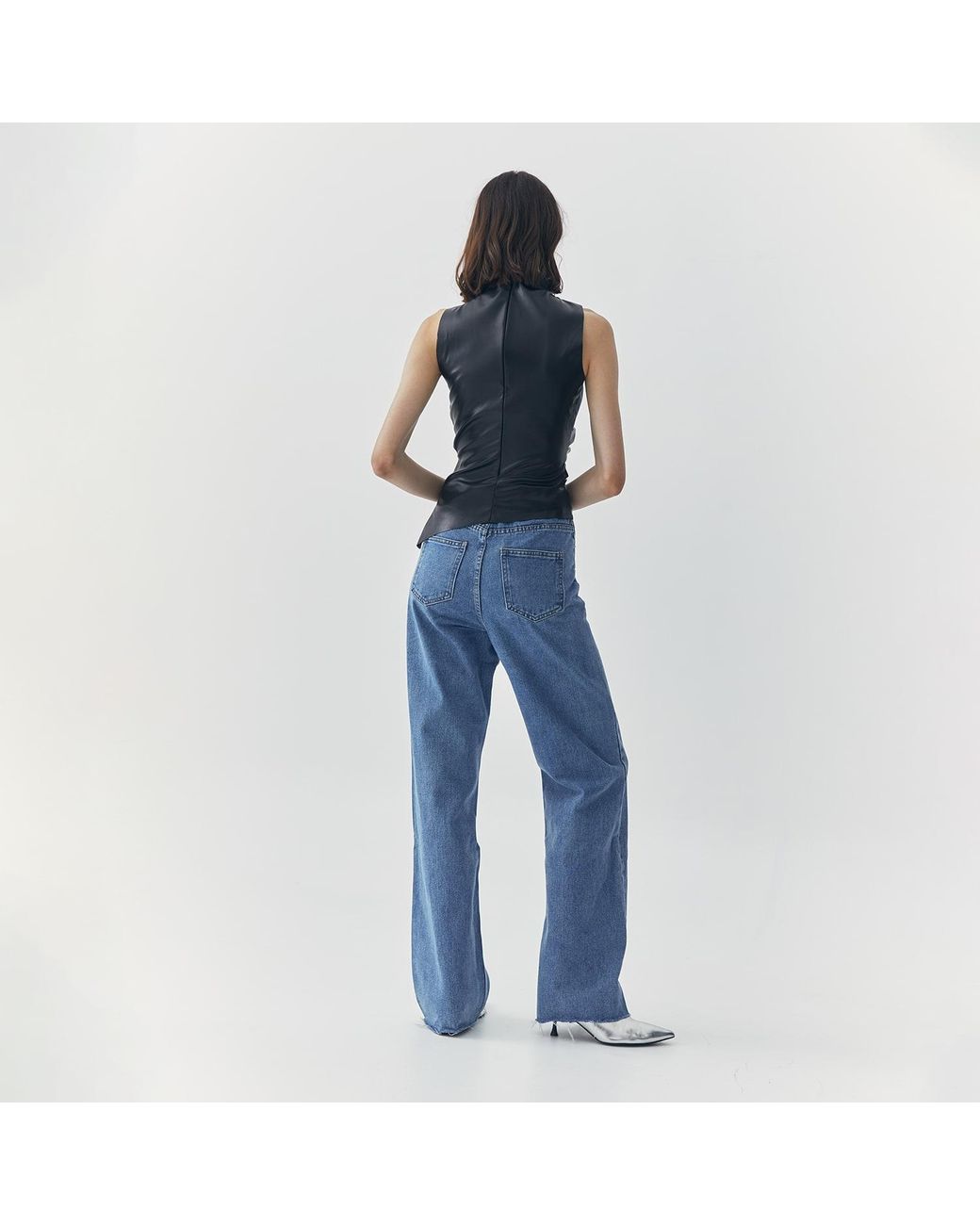 Ats the Label Black Juno Leather Tank