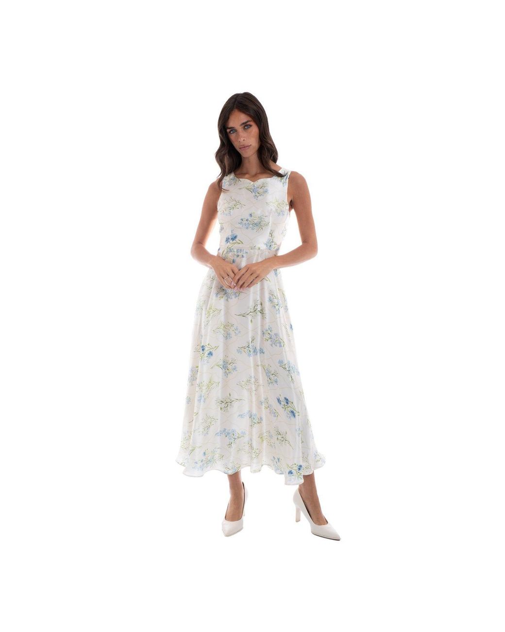 Sofia Tsereteli White Glimmer Evening Gown