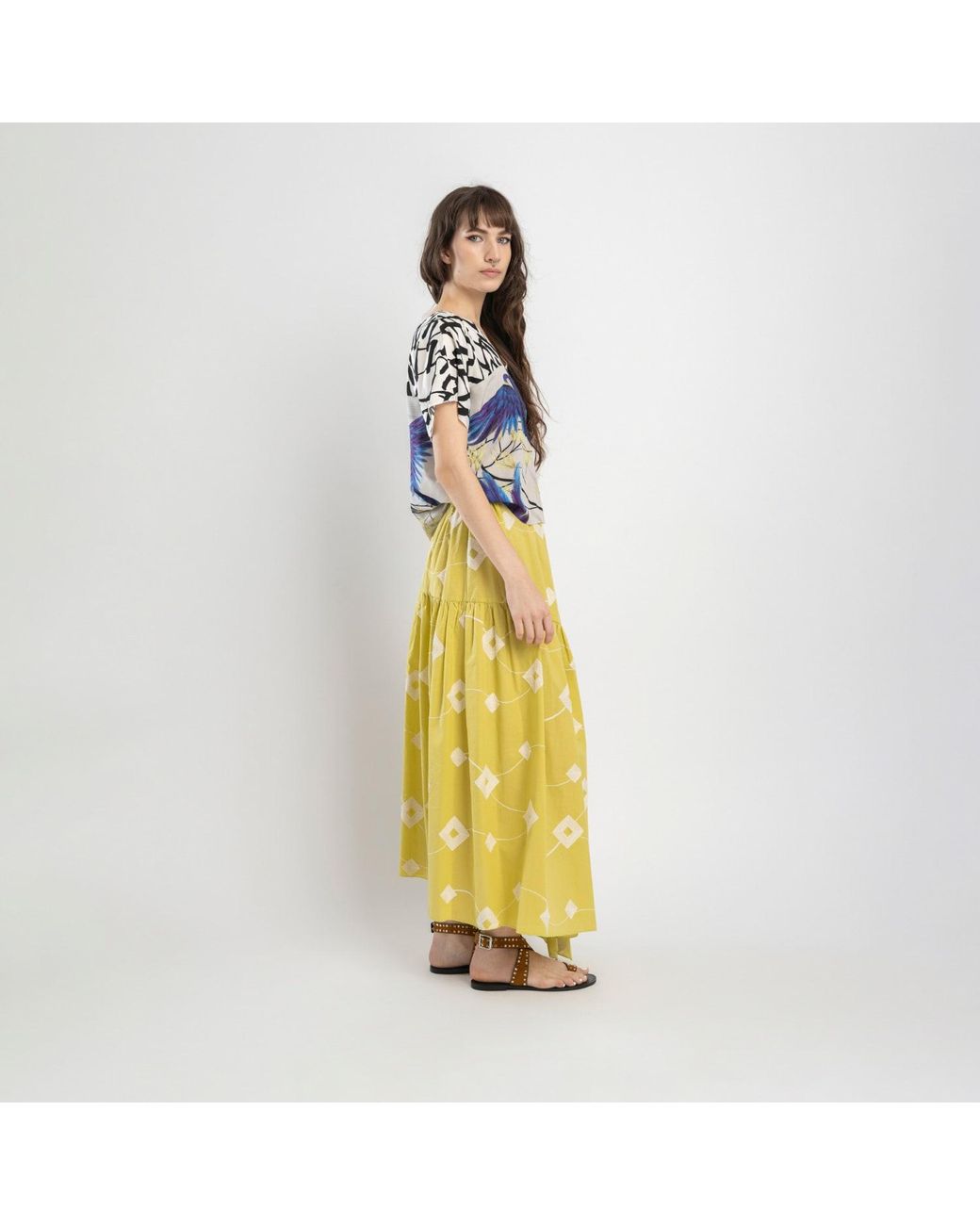 ARTISTA Blue Azure Kimono Style Top