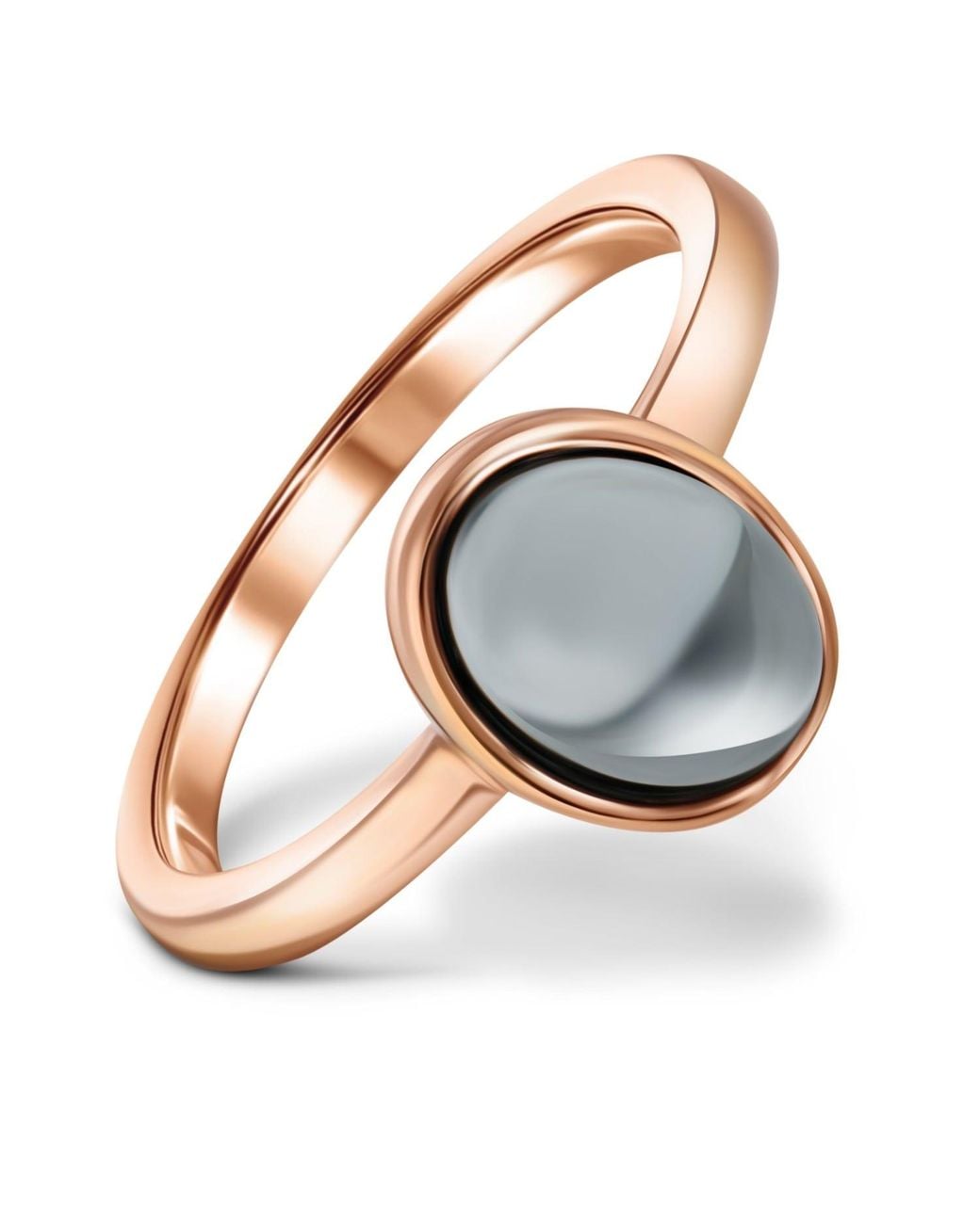 Rejected Hearts Club Multicolor Rose Hematite Healing Rose Stack Ring