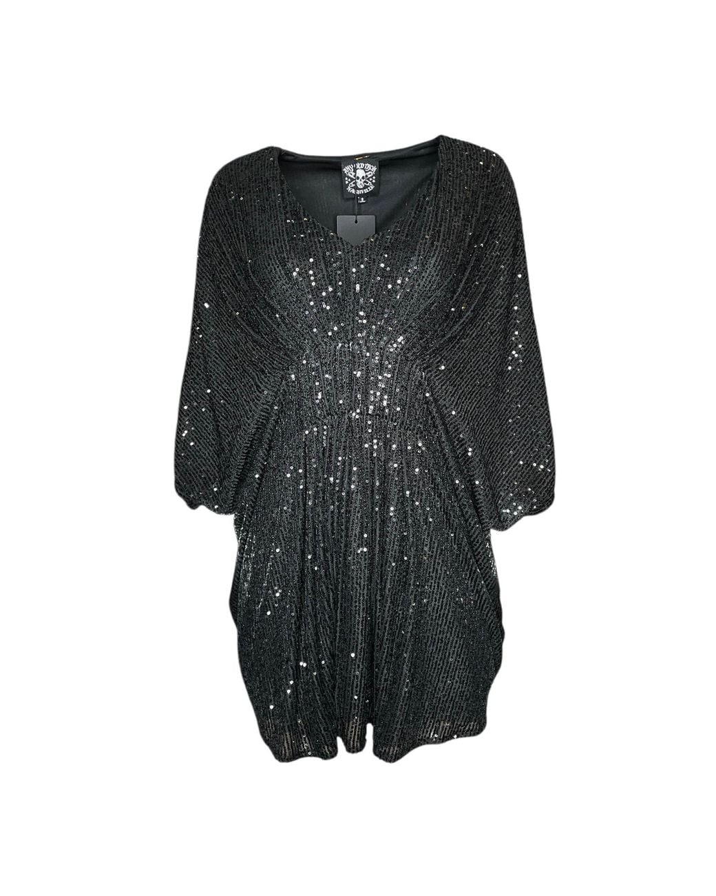Any Old Iron Black Fourth Avenue Sequin Dress