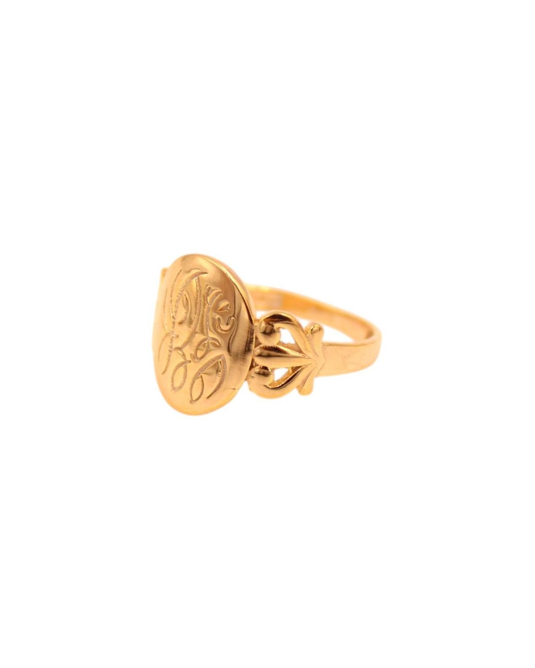 1610Istanbul Metallic Istanbulite Signet Ring