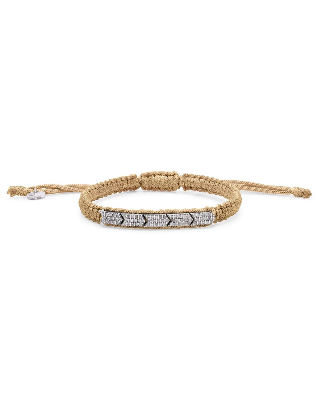 Caravan of Stones Metallic Neutrals Méridien Bracelet Saddle Camel