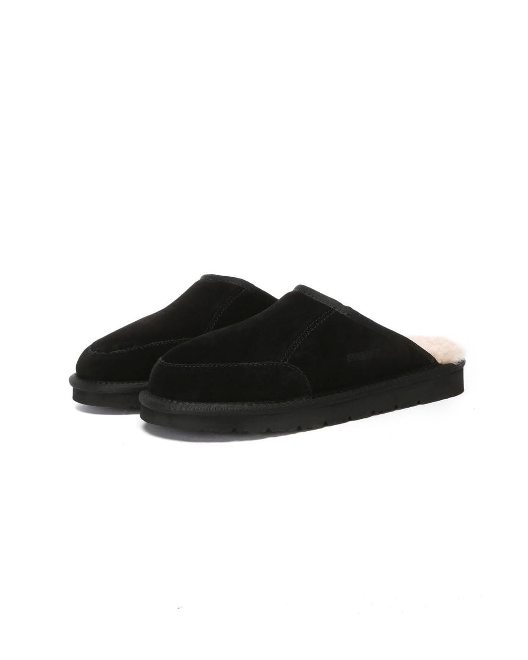 EverAu Australia Black Lark Slippers for men