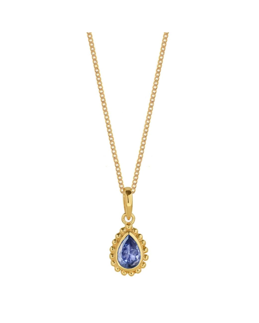 Charlotte's Web Jewellery Metallic December Birthstone Necklace