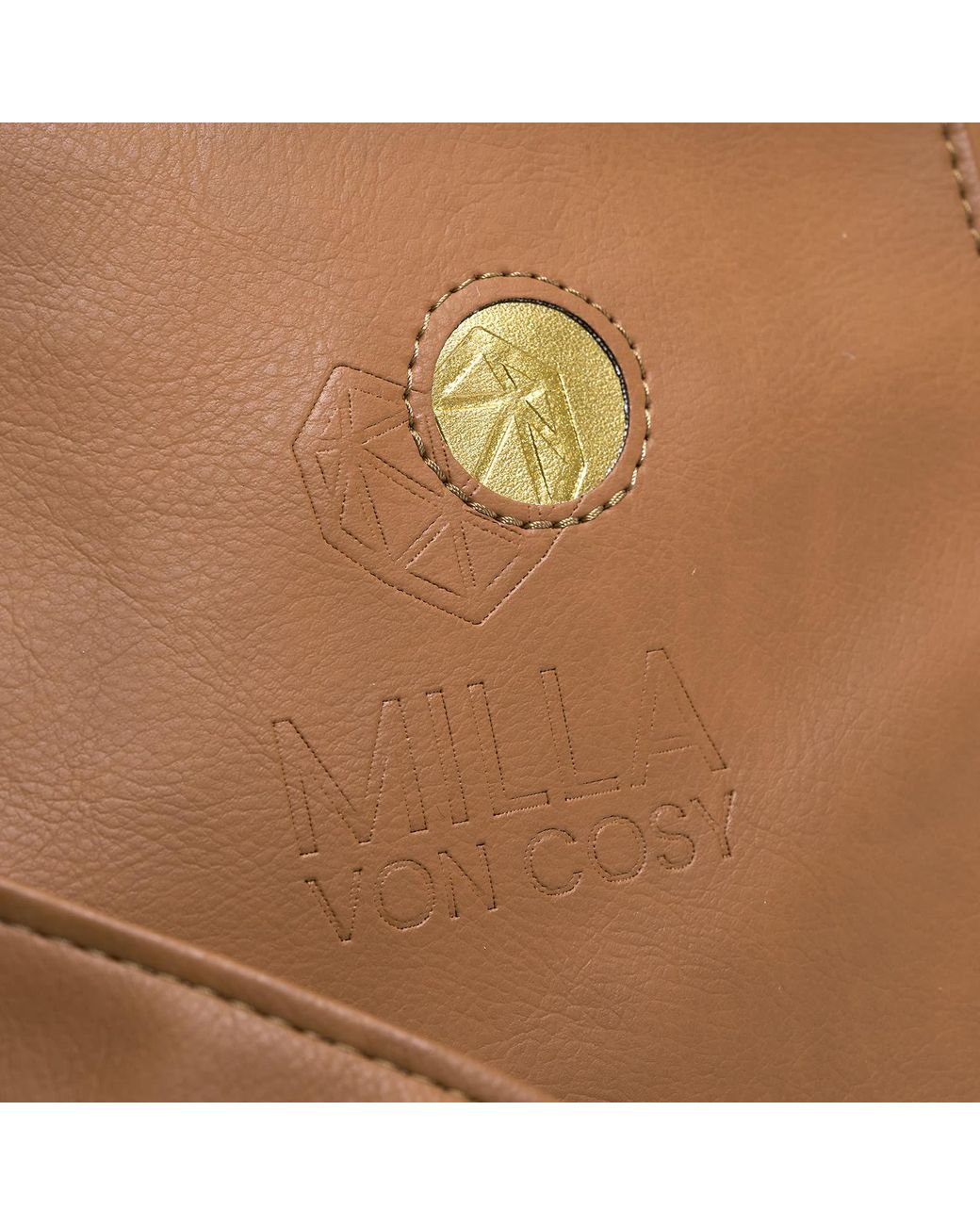 Milla Von Cosy Brown Shoulder Bag Soulmate Cognac