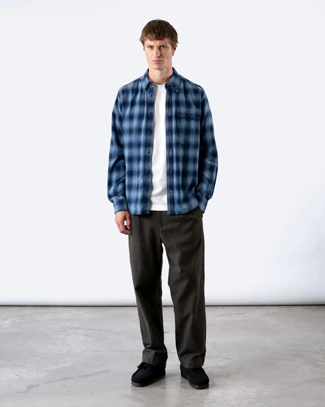 Far Afield Blue Larry Shirt for men
