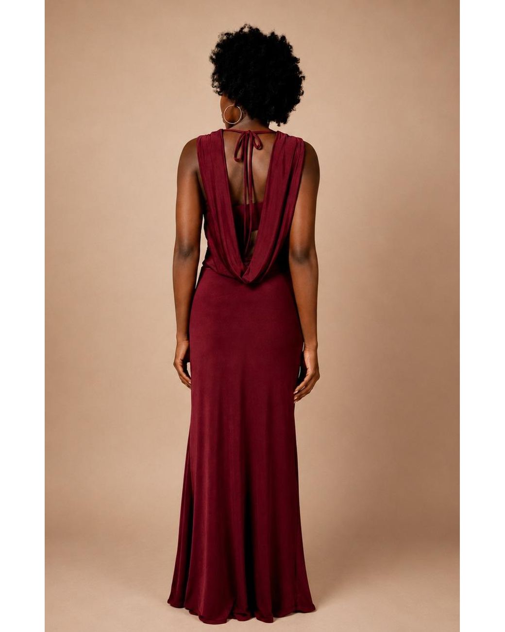 Monice London Red Amari Burgundy