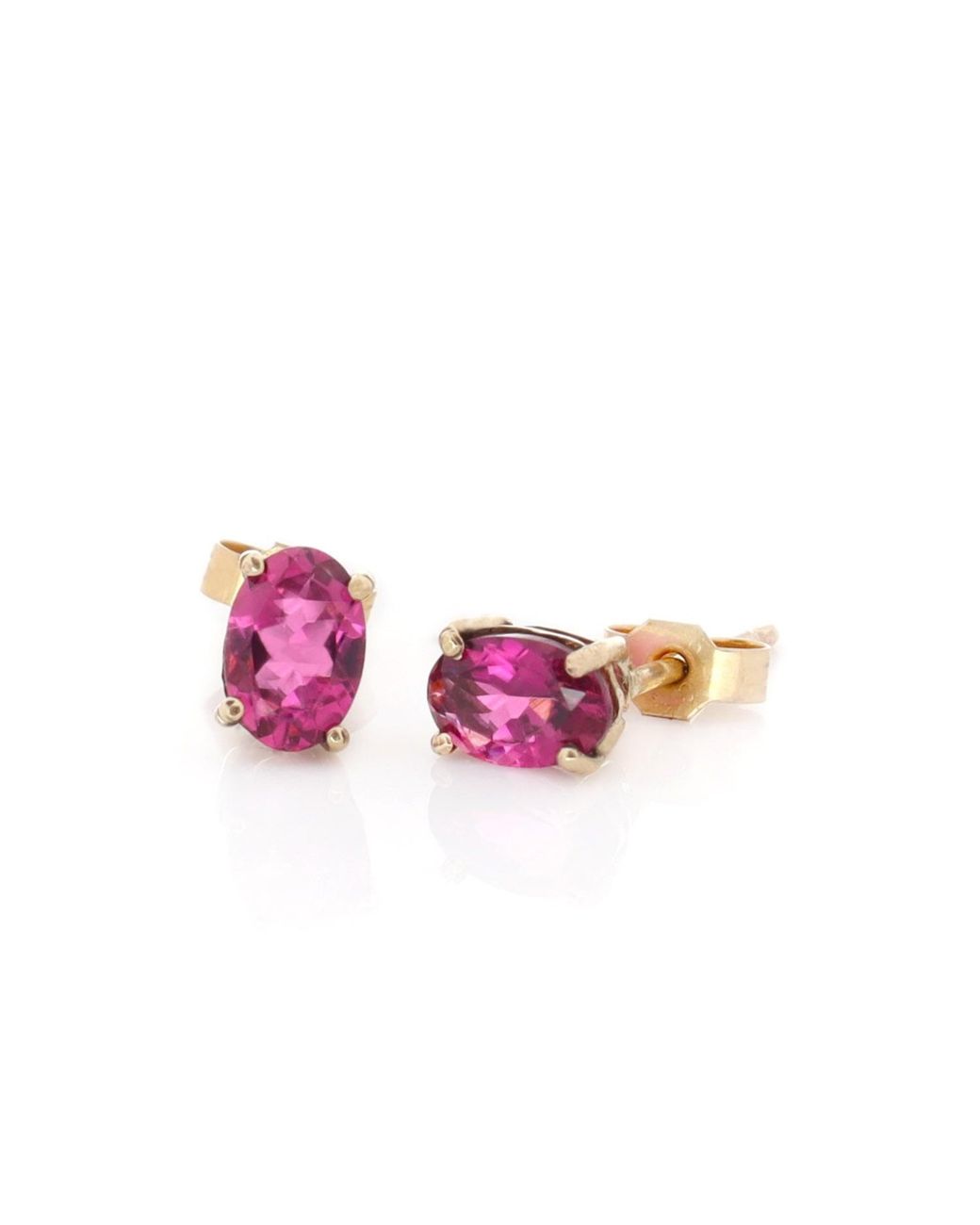 Gabriella Alicia Pink Tourmaline Stud Earrings