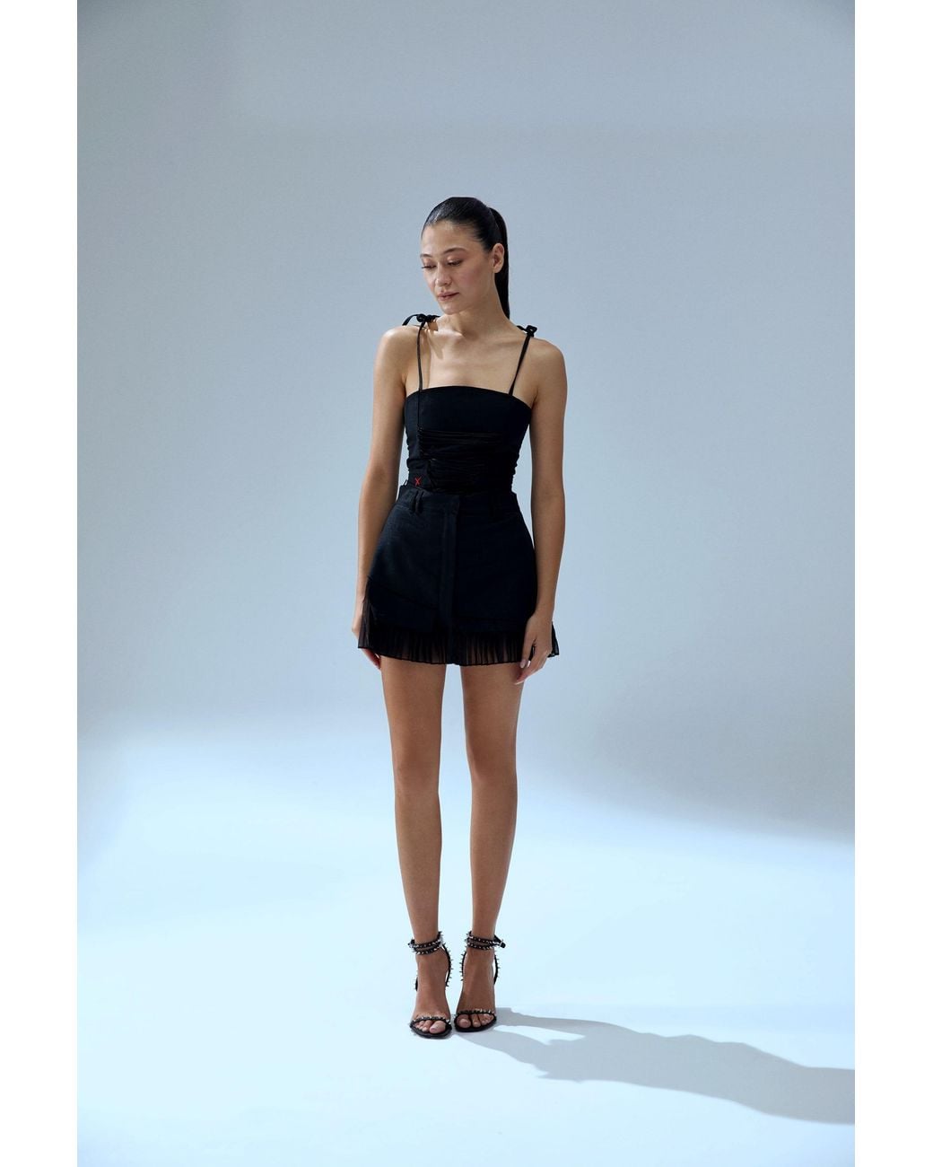 Pcfg Black Your Itch Corded Top