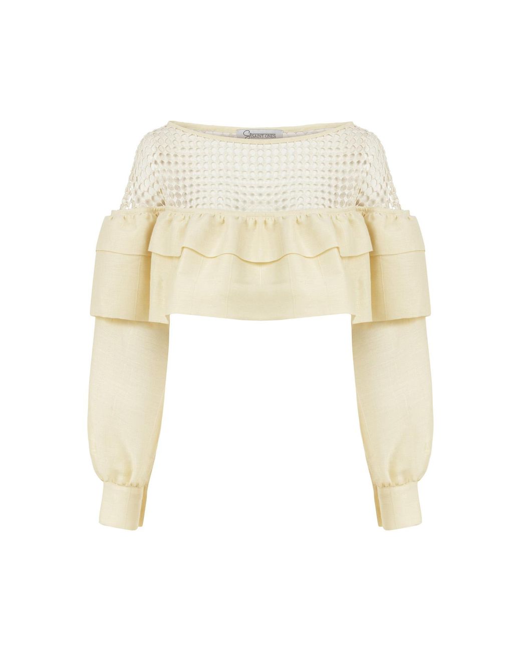 Saint Ones White Cirrus Top