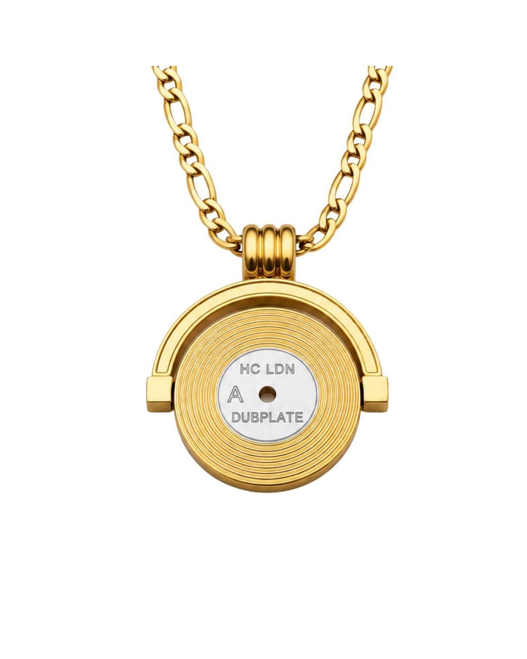 Hoops + Chains LDN Metallic Vinyl Record Spinner Chain
