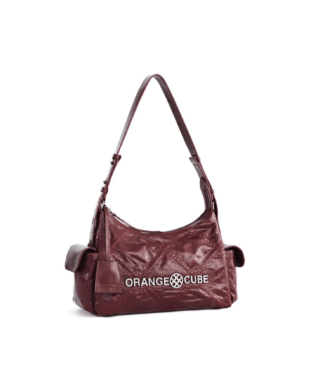 Orange Cube Purple Metropolitan City Bag