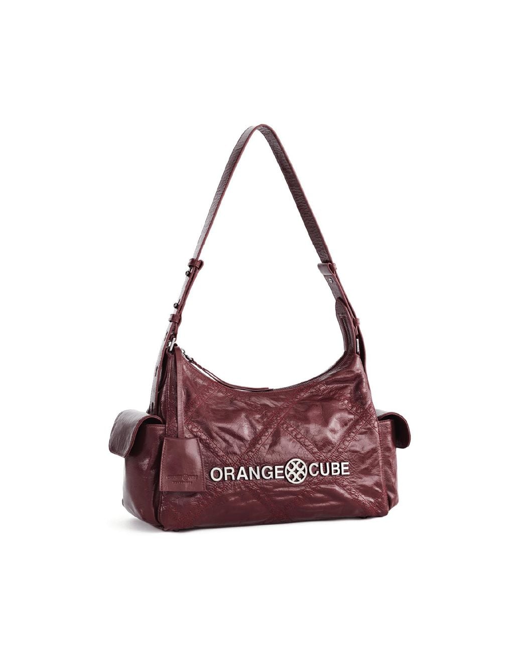 Orange Cube Purple Metropolitan City Bag