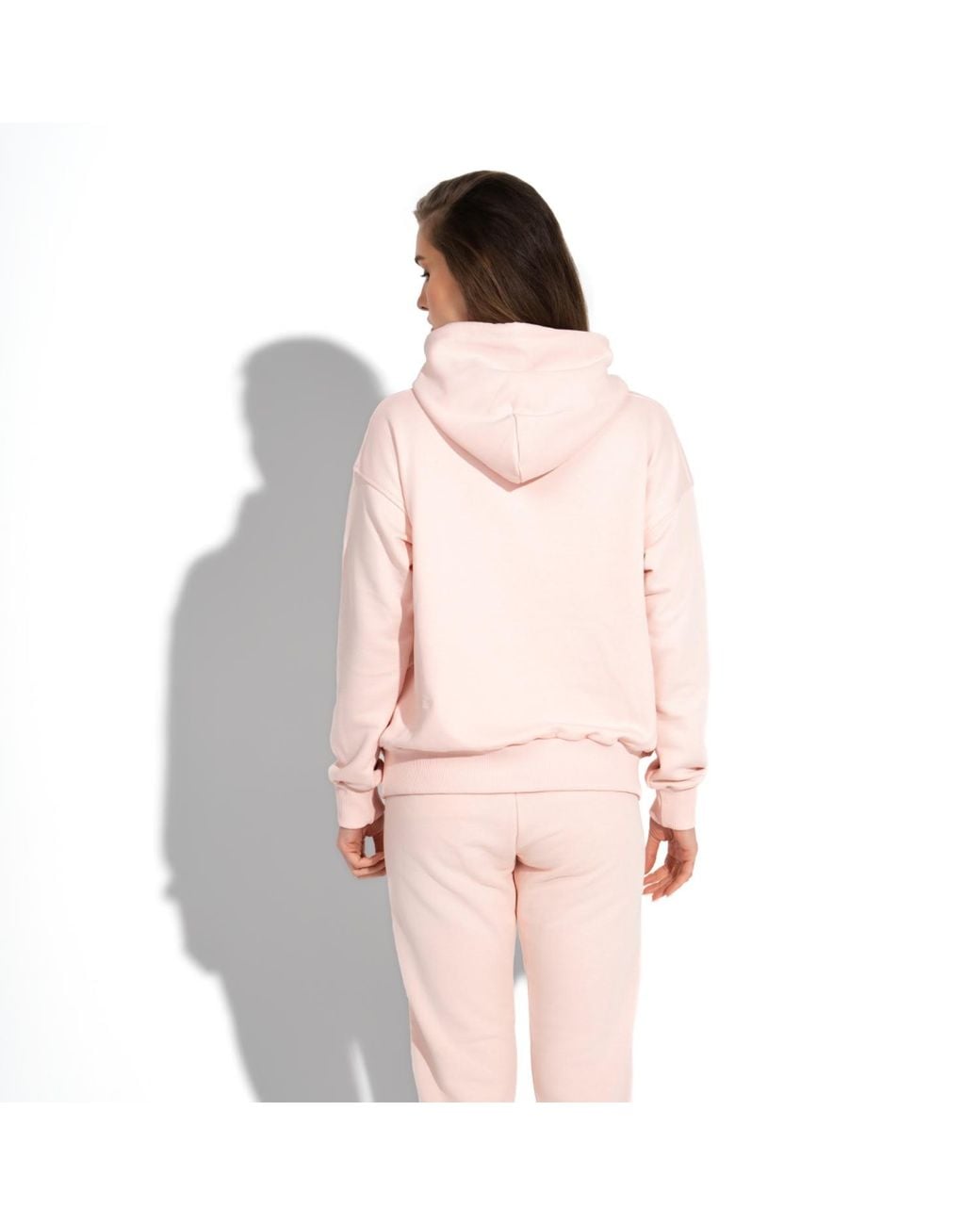 Maison Tangerine Pink Set Tracksuit Zip-Up Hoodie & Joggers Premium Cotton